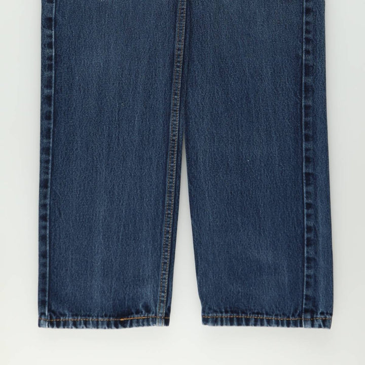 Levi's 505 tapered denim pants for men, equivalent to w32 cotton blue type Vintage Second Hand
