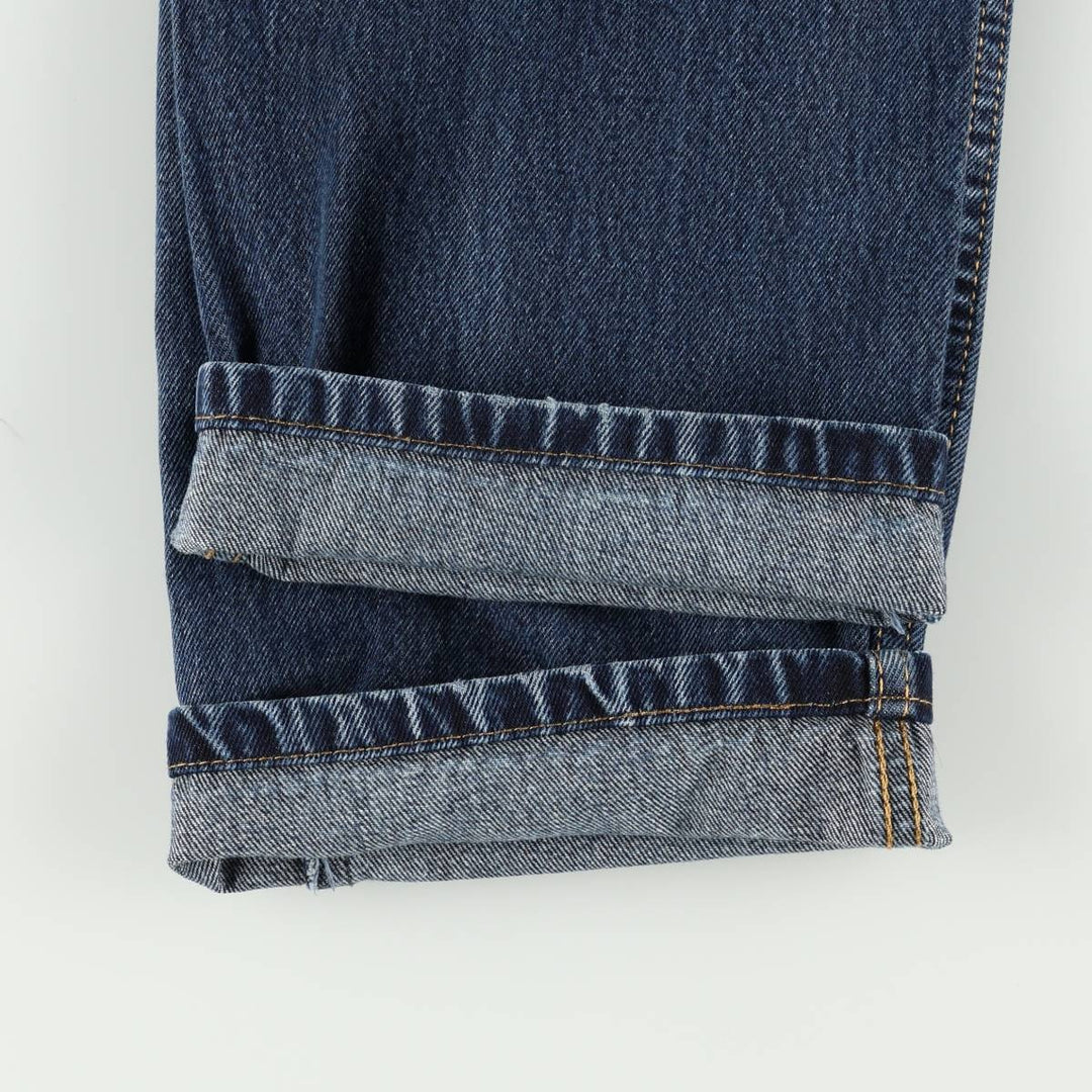 Levi's 505 tapered denim pants for men, equivalent to w32 cotton blue type Vintage Second Hand
