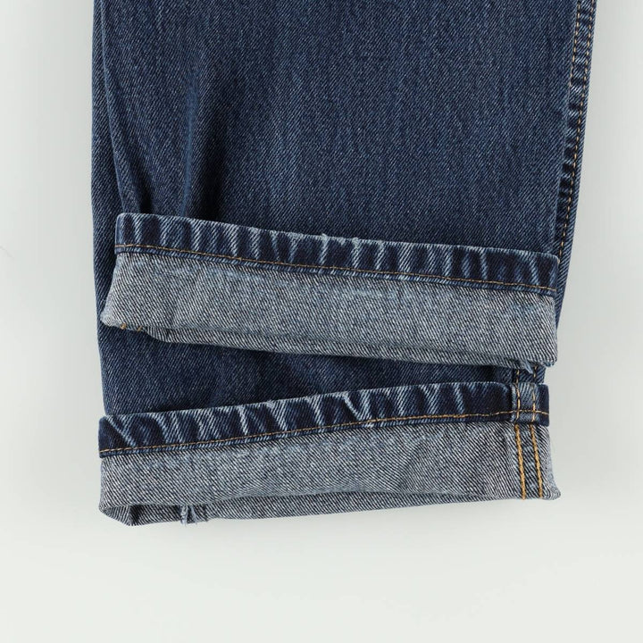 Levi's 505 tapered denim pants for men, equivalent to w32 cotton blue type Vintage Second Hand