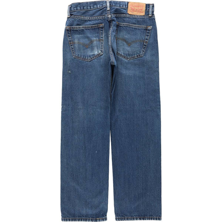Levi's 505 Tapered Denim Pants, Made in Bangladesh, Men's Size W32 (approx.) cotton blue type Vintage Second Hand