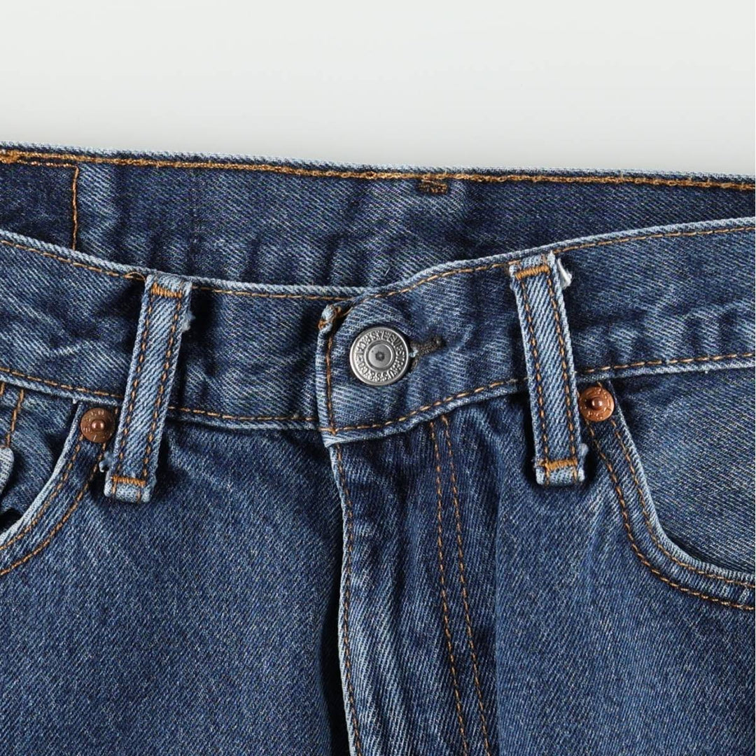 Levi's 505 Tapered Denim Pants, Made in Bangladesh, Men's Size W32 (approx.) cotton blue type Vintage Second Hand