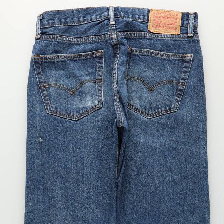 Levi's 505 Tapered Denim Pants, Made in Bangladesh, Men's Size W32 (approx.) cotton blue type Vintage Second Hand