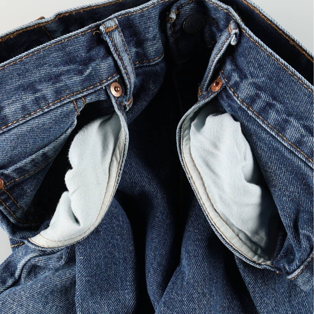 Levi's 505 Tapered Denim Pants, Made in Bangladesh, Men's Size W32 (approx.) cotton blue type Vintage Second Hand