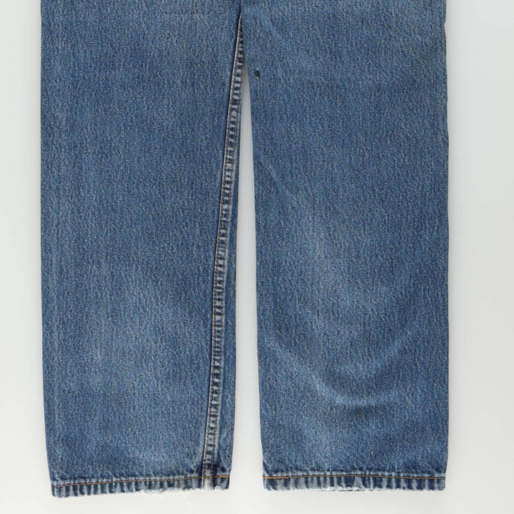 Levi's 505 tapered denim pants for men, equivalent to w32 cotton blue type Vintage Second Hand