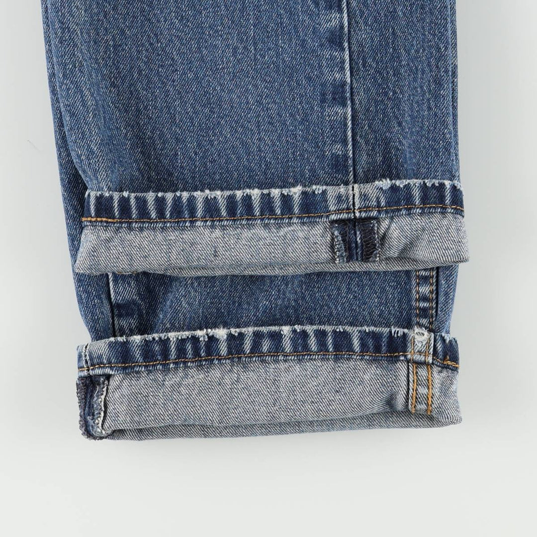 Levi's 505 tapered denim pants for men, equivalent to w32 cotton blue type Vintage Second Hand