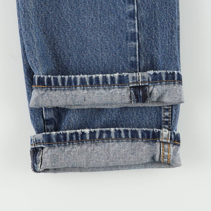 Levi's 505 tapered denim pants for men, equivalent to w32 cotton blue type Vintage Second Hand