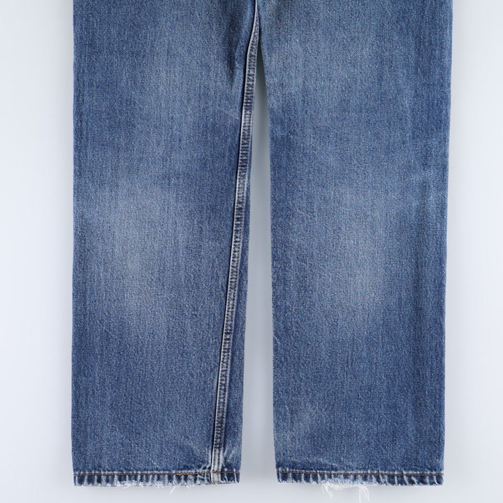 Levi's 505 tapered denim pants for men, size W34 cotton blue type Vintage Second Hand