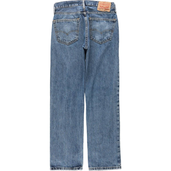 Levi's 505 tapered denim pants for men, equivalent to w30 cotton blue type Vintage Second Hand