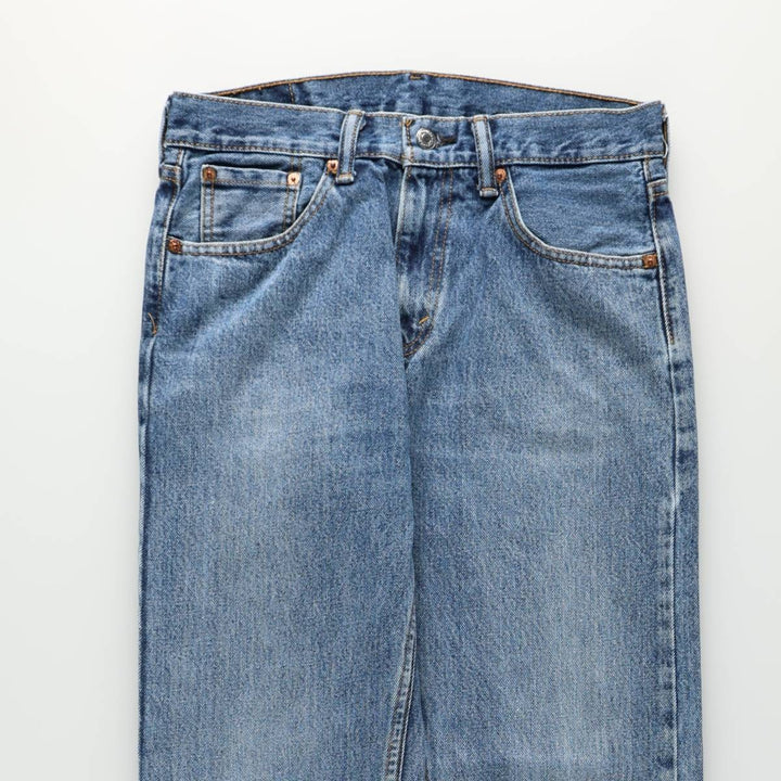 Levi's 505 tapered denim pants for men, equivalent to w30 cotton blue type Vintage Second Hand