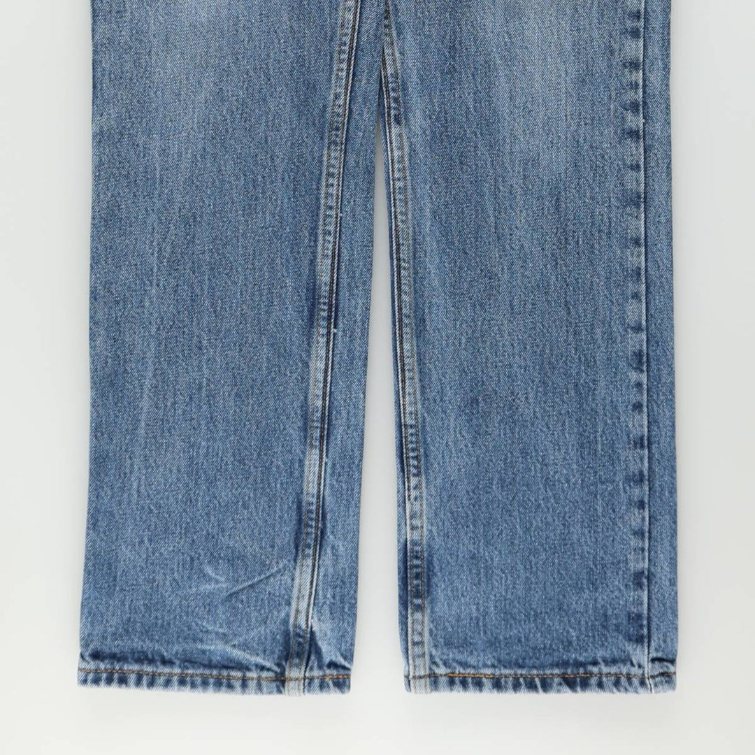 Levi's 505 tapered denim pants for men, equivalent to w30 cotton blue type Vintage Second Hand