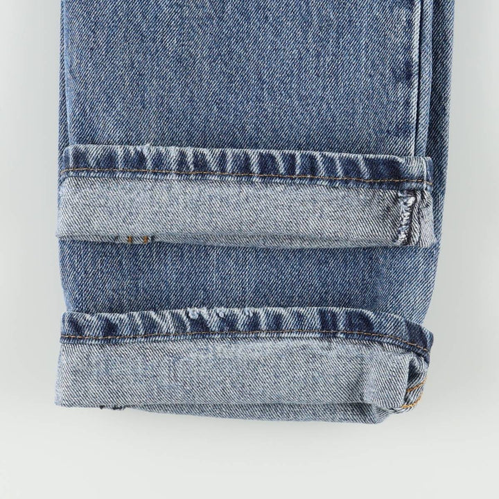 Levi's 505 tapered denim pants for men, equivalent to w30 cotton blue type Vintage Second Hand
