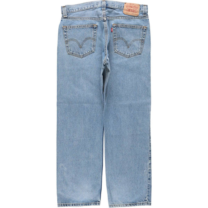 00'S Levi's 505 tapered denim pants for men, size w35 cotton blue type Vintage Second Hand