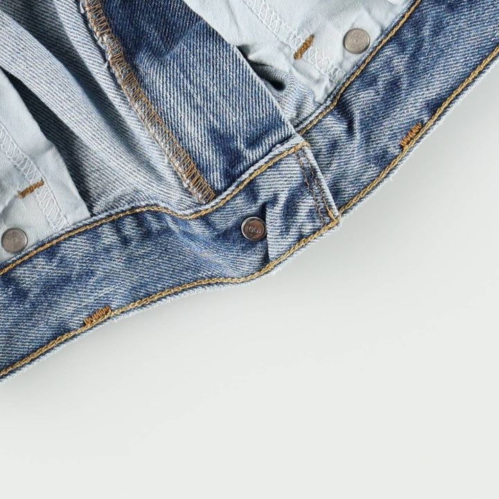 00'S Levi's 505 tapered denim pants for men, size w35 cotton blue type Vintage Second Hand