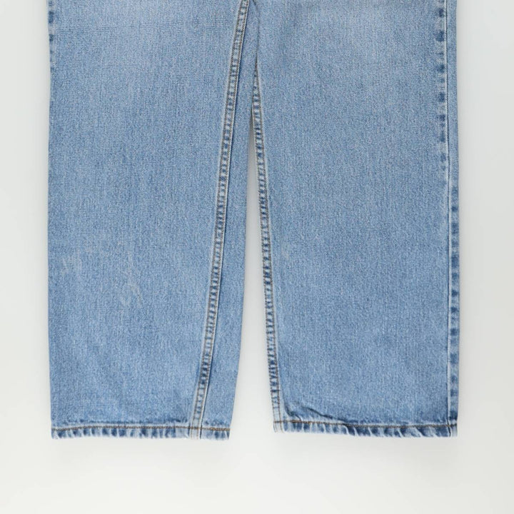 00'S Levi's 505 tapered denim pants for men, size w35 cotton blue type Vintage Second Hand