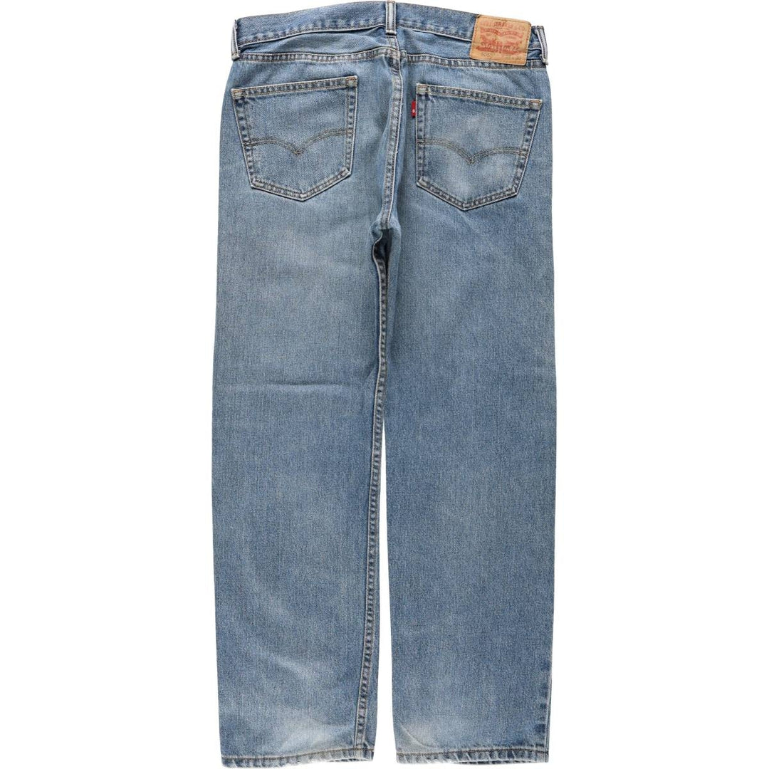 Levi's 505 tapered denim pants for men, size w36 cotton blue type Vintage Second Hand