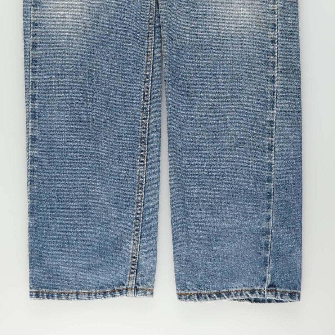 Levi's 505 tapered denim pants for men, size w36 cotton blue type Vintage Second Hand