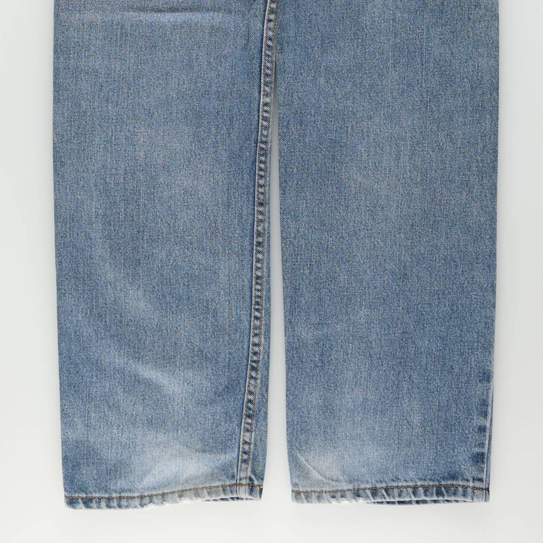 Levi's 505 tapered denim pants for men, size w36 cotton blue type Vintage Second Hand