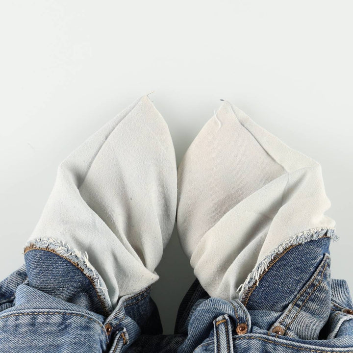 Levi's 505 tapered denim pants for men, size w36 cotton blue type Vintage Second Hand