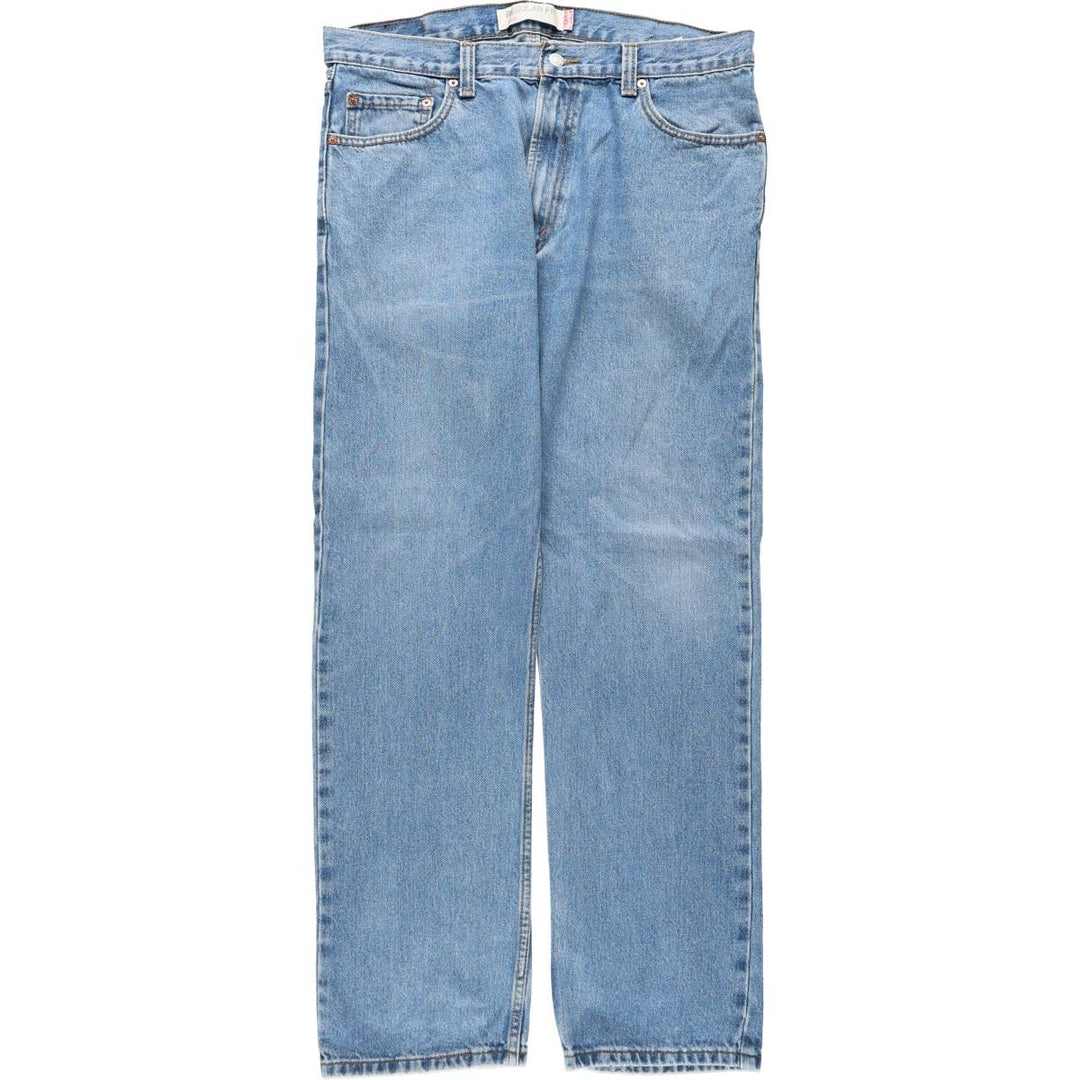 Levi's 505 REGULAR FIT tapered denim pants for men, size w36 cotton blue type Vintage Second Hand