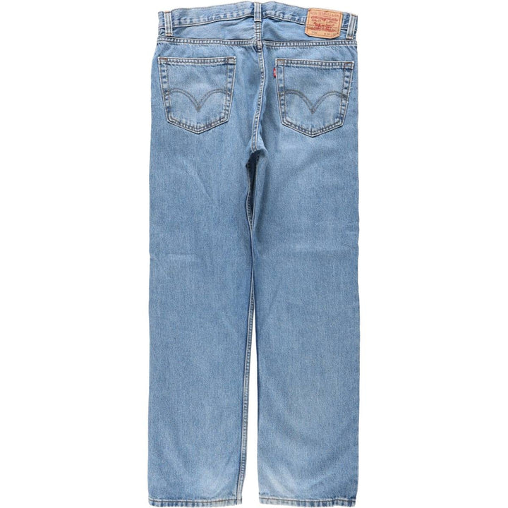 Levi's 505 REGULAR FIT tapered denim pants for men, size w36 cotton blue type Vintage Second Hand