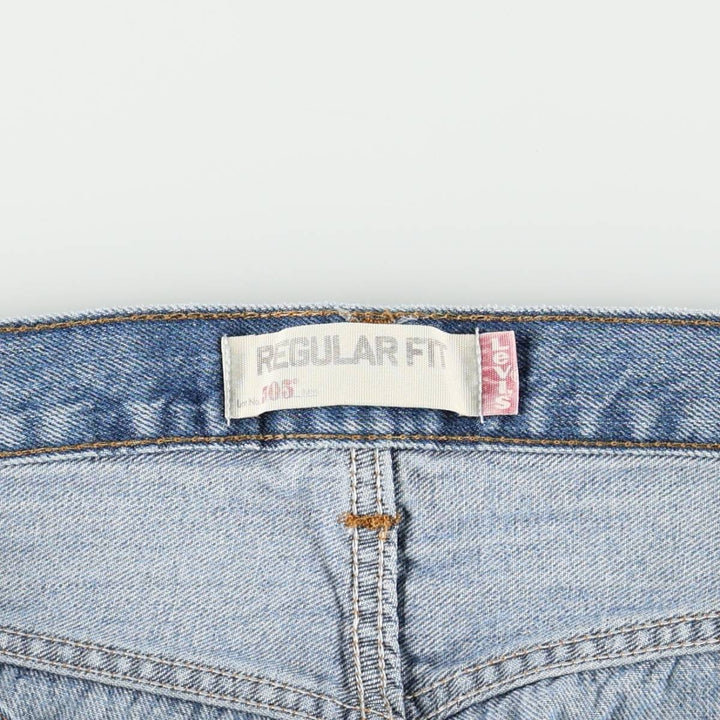Levi's 505 REGULAR FIT tapered denim pants for men, size w36 cotton blue type Vintage Second Hand