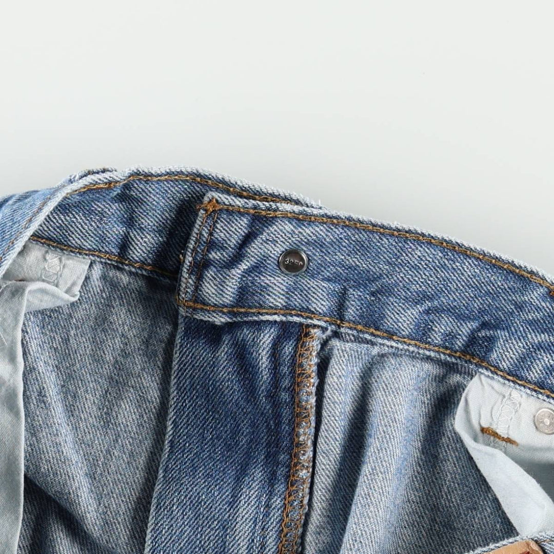 Levi's 505 REGULAR FIT tapered denim pants for men, size w36 cotton blue type Vintage Second Hand
