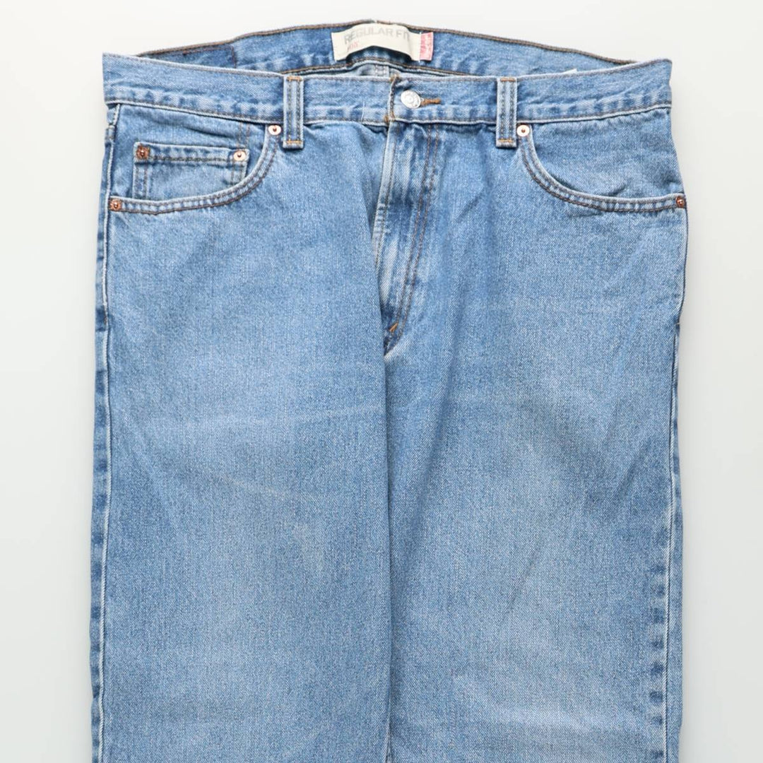 Levi's 505 REGULAR FIT tapered denim pants for men, size w36 cotton blue type Vintage Second Hand