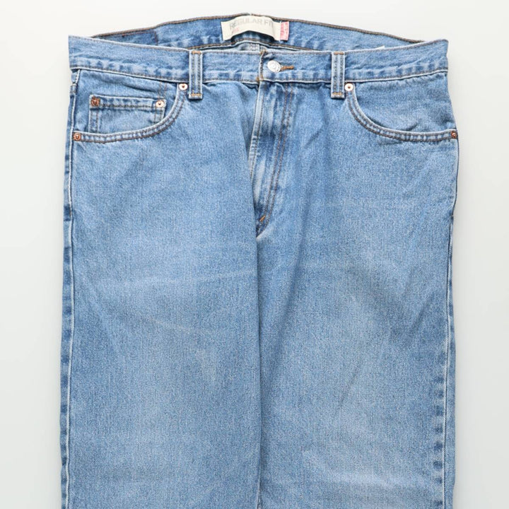 Levi's 505 REGULAR FIT tapered denim pants for men, size w36 cotton blue type Vintage Second Hand
