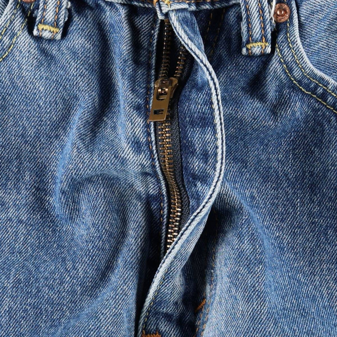 Levi's 505 tapered denim pants for men, size W33 cotton blue type Vintage Second Hand