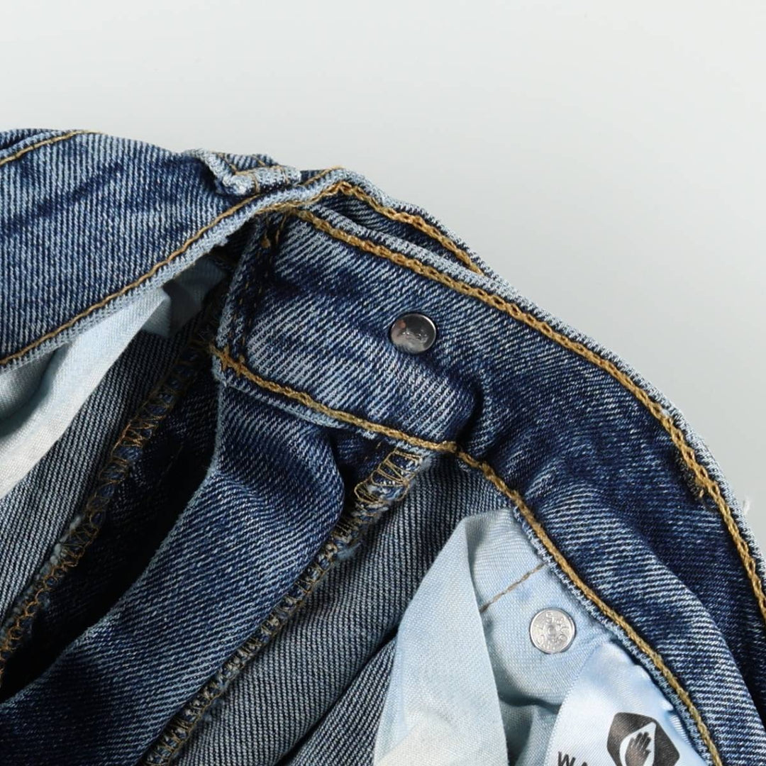 Levi's 505-1649 Tapered Denim Pants, Men's Size W34 (approx.) cotton blue type Vintage Second Hand
