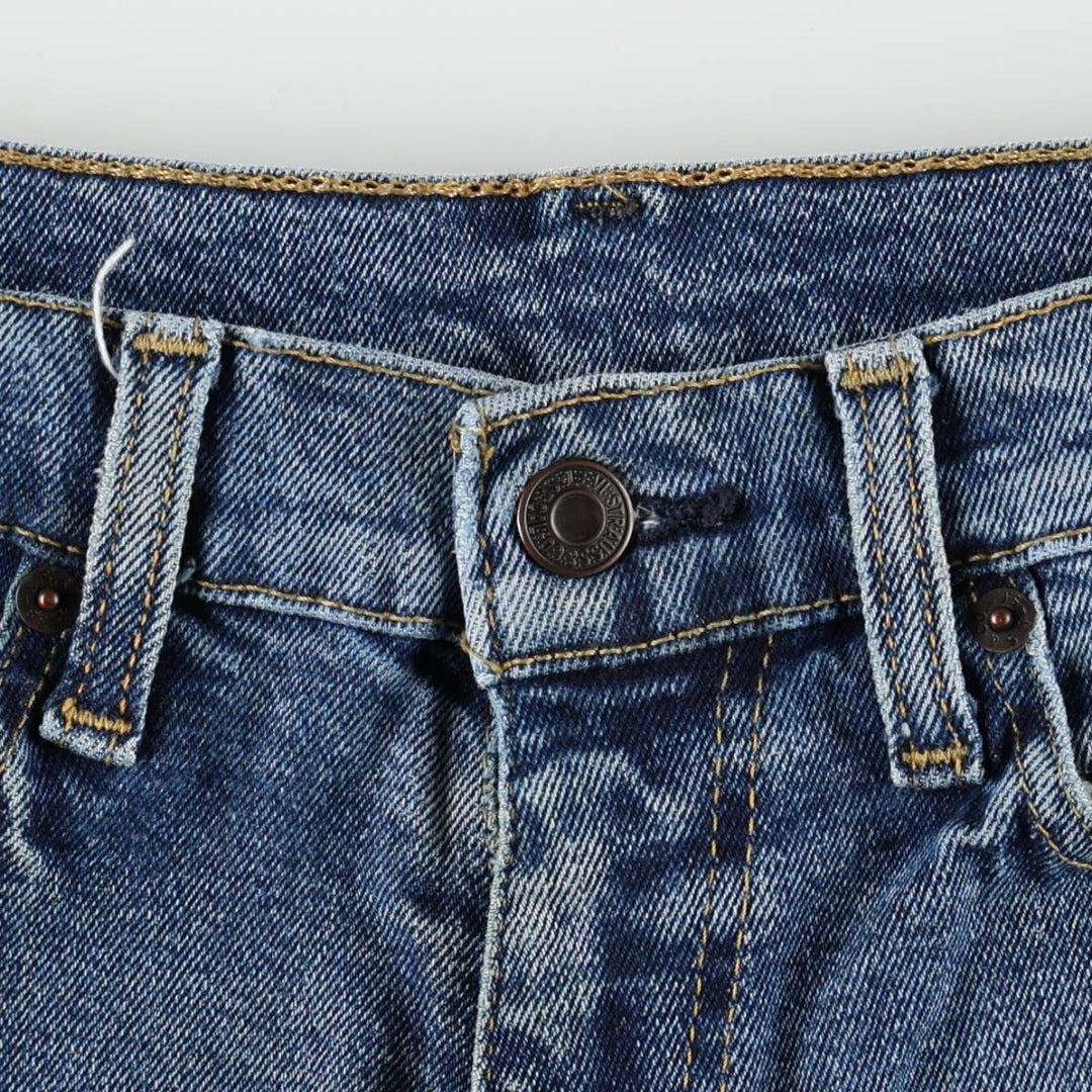 Levi's 505-1649 Tapered Denim Pants, Men's Size W34 (approx.) cotton blue type Vintage Second Hand