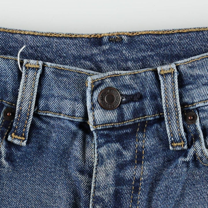 Levi's 505-1649 Tapered Denim Pants, Men's Size W34 (approx.) cotton blue type Vintage Second Hand
