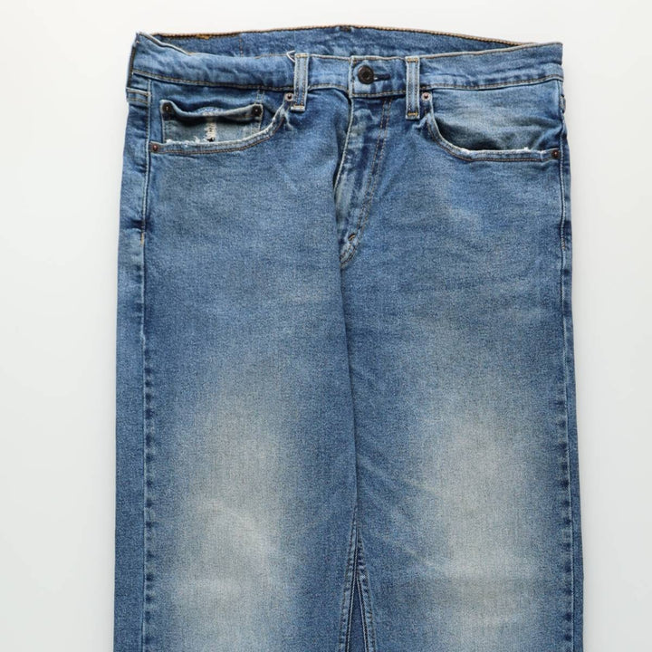 Levi's 505-1649 Tapered Denim Pants, Men's Size W34 (approx.) cotton blue type Vintage Second Hand