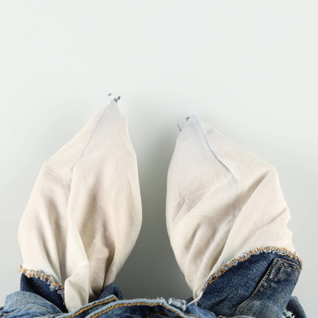 Levi's 505-1649 Tapered Denim Pants, Men's Size W34 (approx.) cotton blue type Vintage Second Hand
