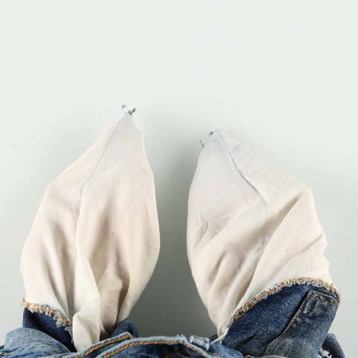 Levi's 505-1649 Tapered Denim Pants, Men's Size W34 (approx.) cotton blue type Vintage Second Hand