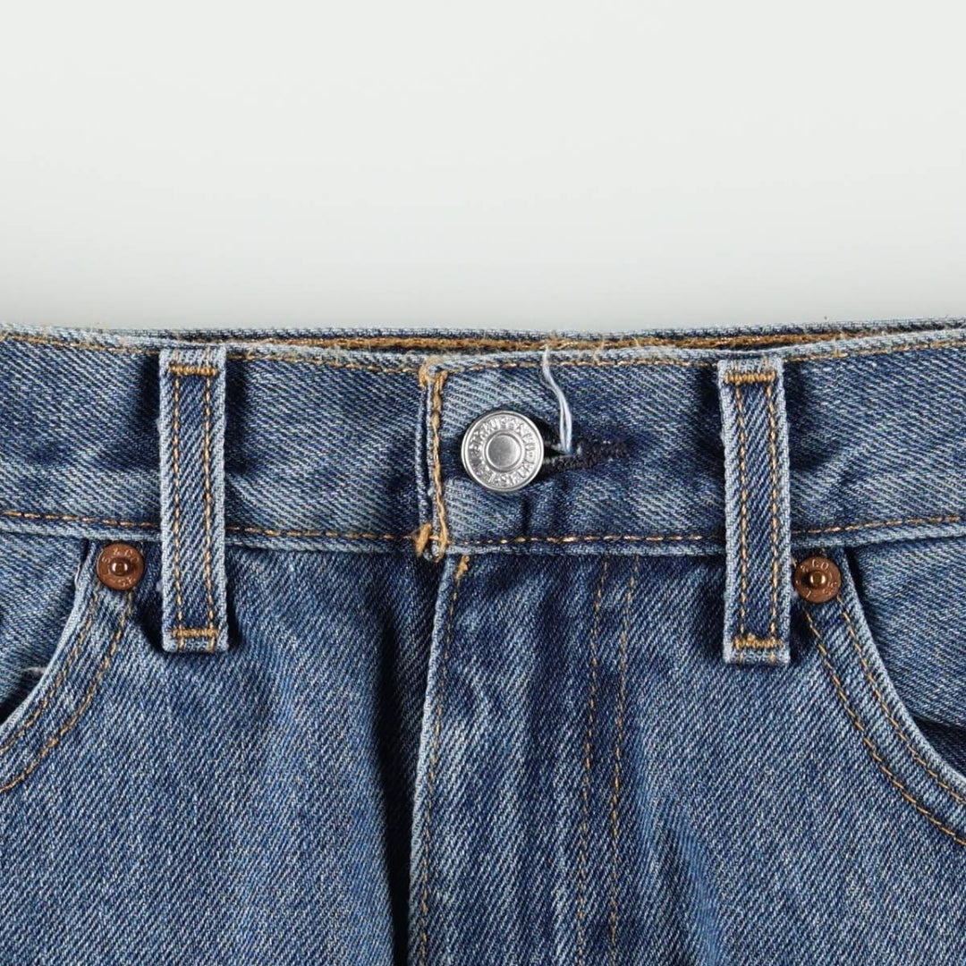 Levi's 505 tapered denim pants for men, size w36 cotton blue type Vintage Second Hand