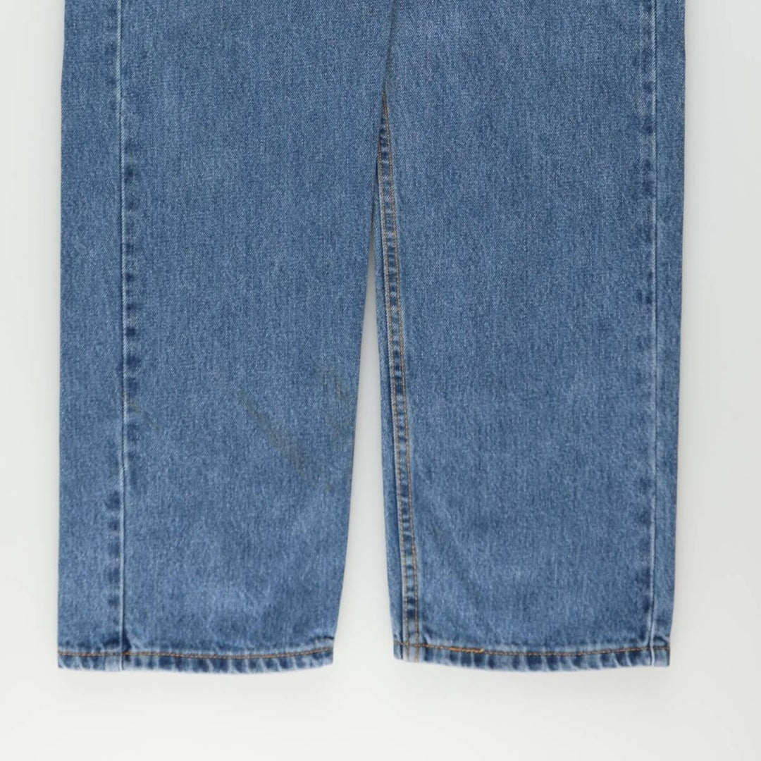Levi's 505 tapered denim pants for men, size w36 cotton blue type Vintage Second Hand
