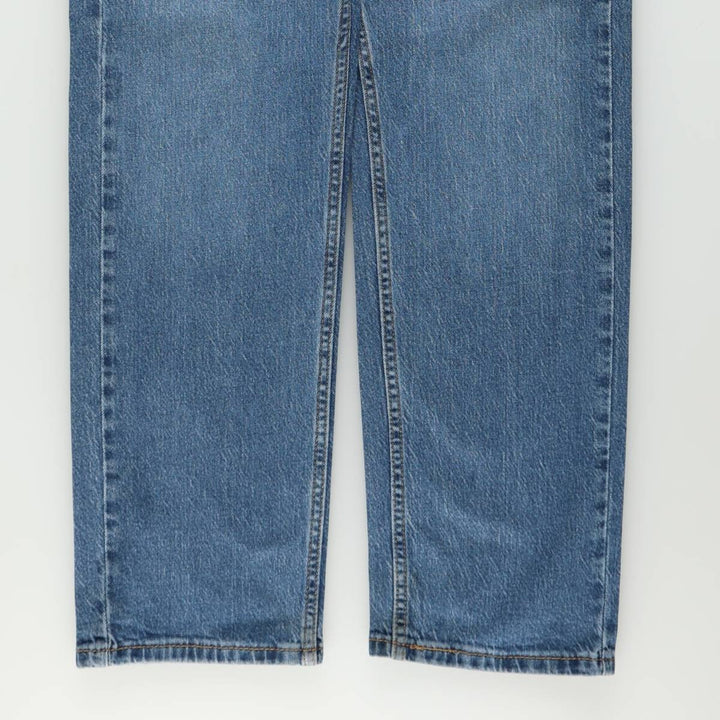 Levi's 505 tapered denim pants for men, equivalent to w35 cotton blue type Vintage Second Hand