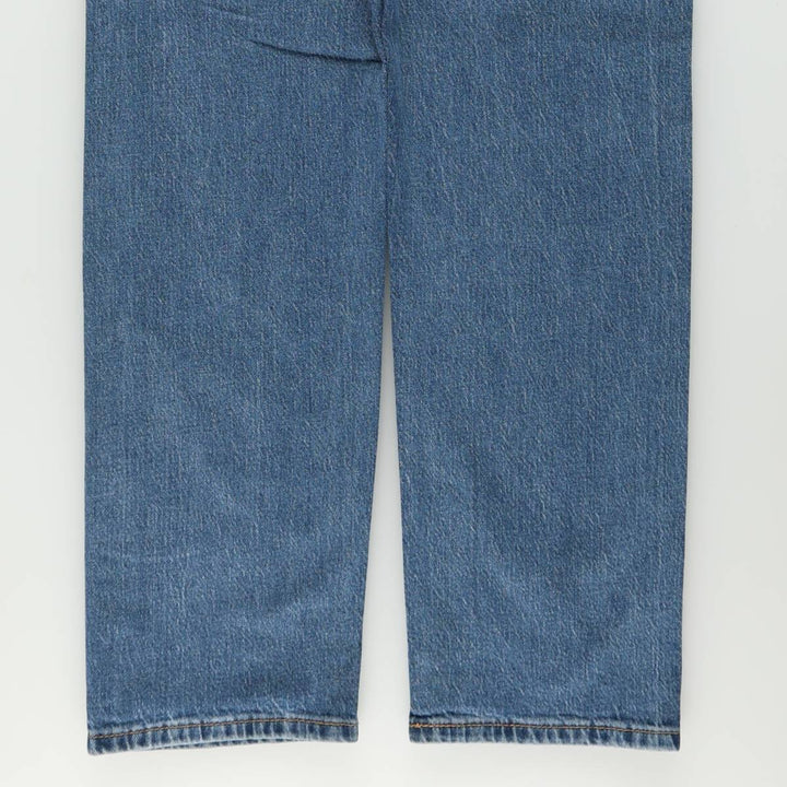 Levi's 505 tapered denim pants for men, equivalent to w35 cotton blue type Vintage Second Hand