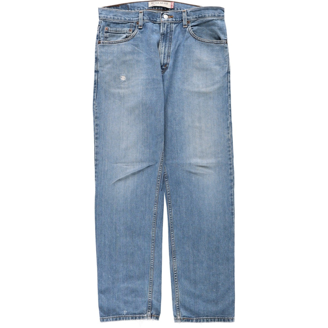 Levi's 505 REGULAR FIT tapered denim pants for men, size w35 unclear blue type Vintage Second Hand