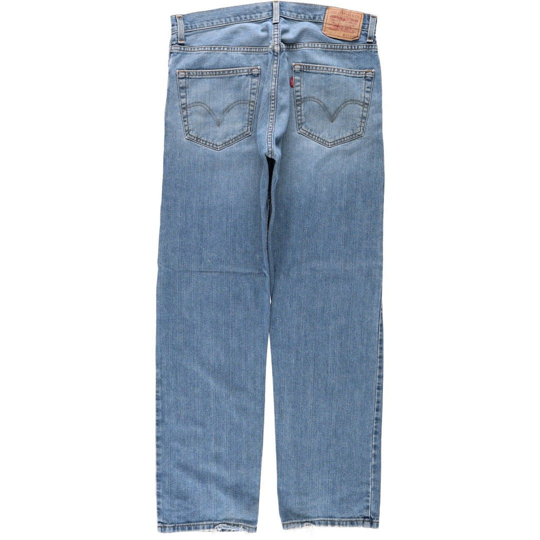 Levi's 505 REGULAR FIT tapered denim pants for men, size w35 unclear blue type Vintage Second Hand