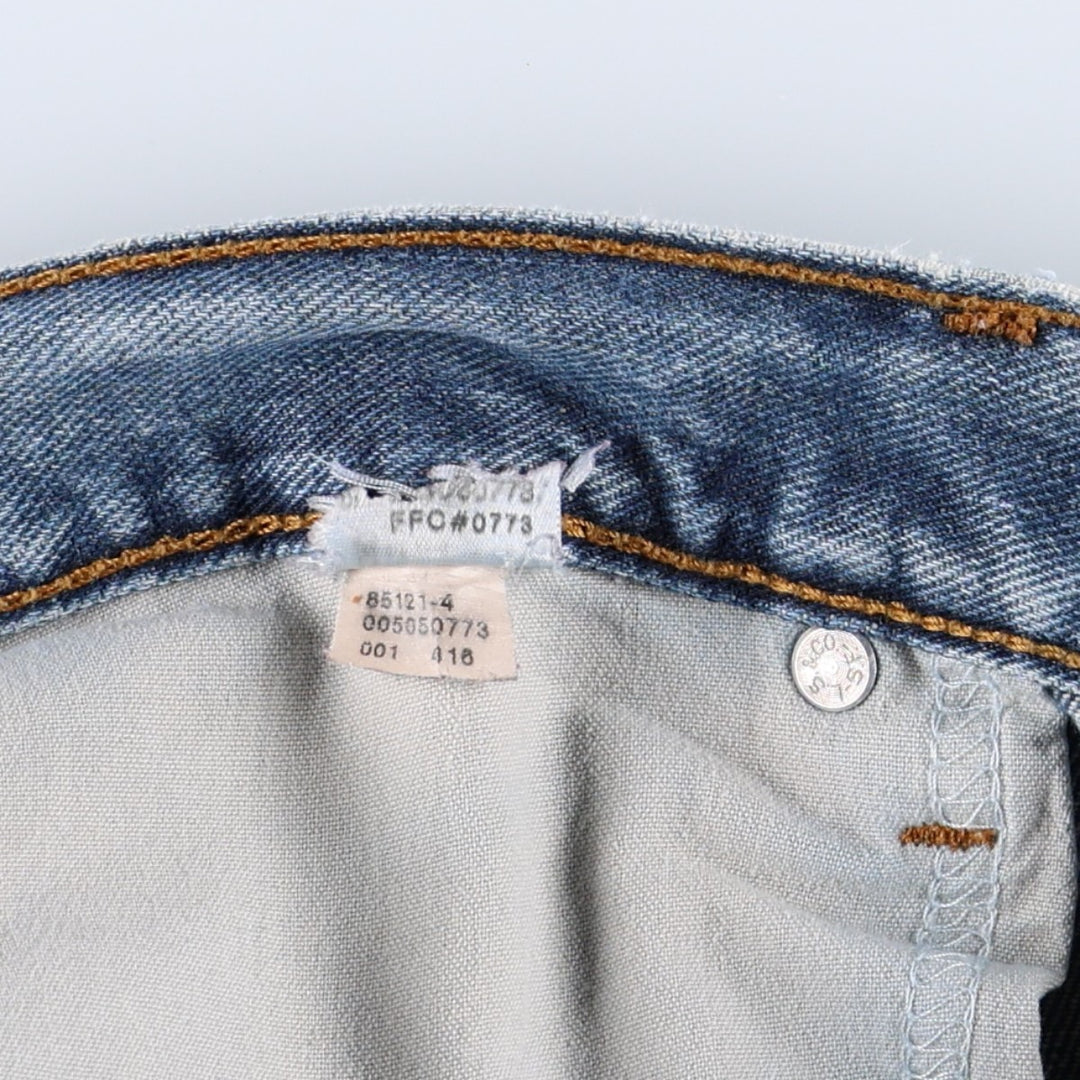 Levi's 505 REGULAR FIT tapered denim pants for men, size w35 unclear blue type Vintage Second Hand