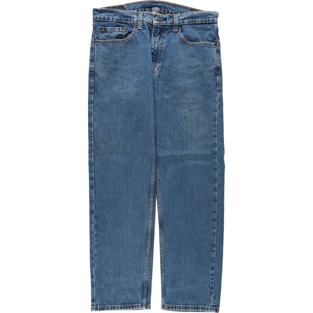 Levi's 505 tapered denim pants for men, equivalent to w35 cotton blue type Vintage Second Hand