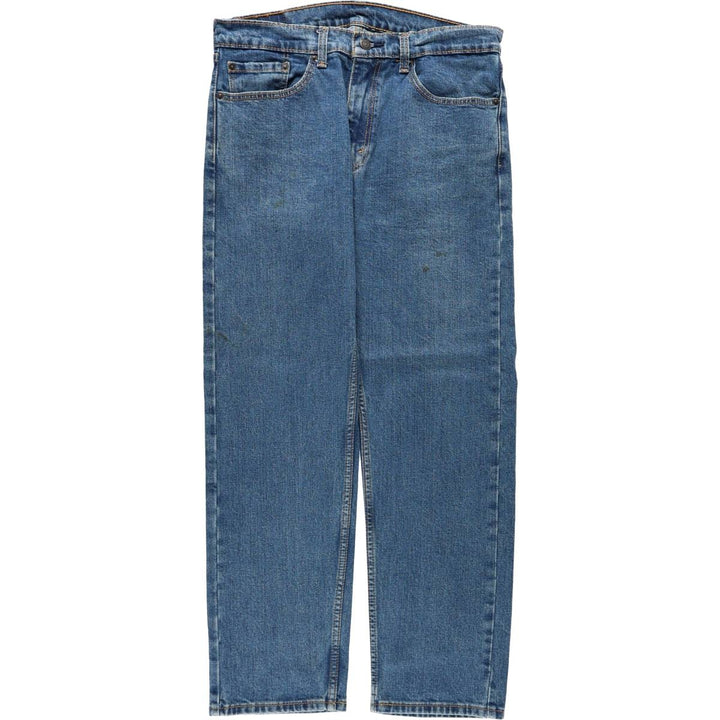 Levi's 505 tapered denim pants for men, equivalent to w35 cotton blue type Vintage Second Hand