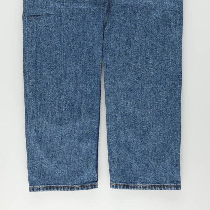 Levi's 505 tapered denim pants for men, equivalent to w35 cotton blue type Vintage Second Hand
