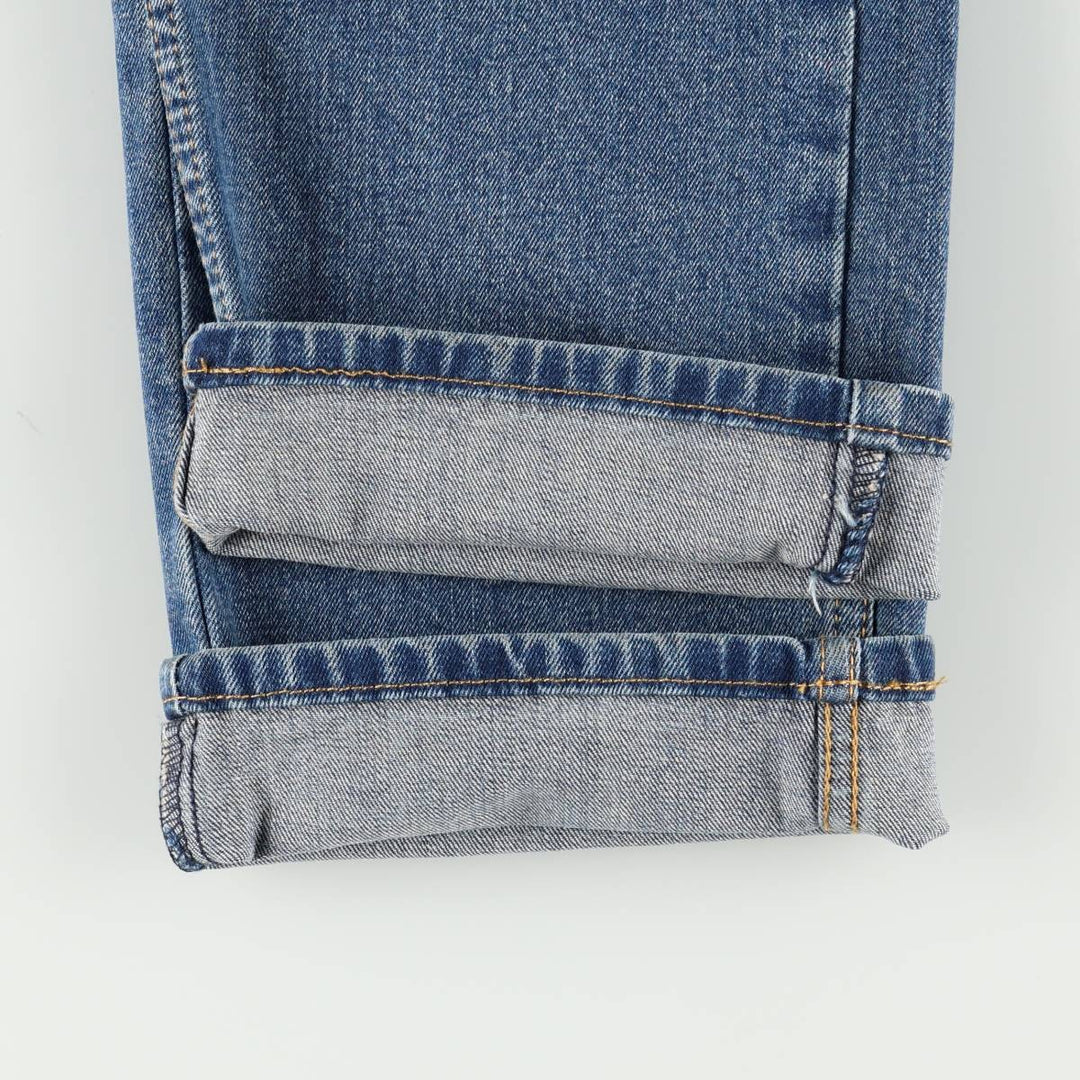 Levi's 505 tapered denim pants for men, equivalent to w35 cotton blue type Vintage Second Hand