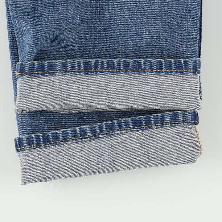 Levi's 505 tapered denim pants for men, equivalent to w35 cotton blue type Vintage Second Hand