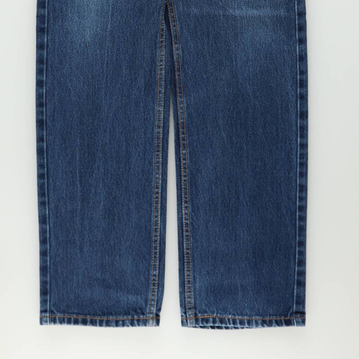 Levi's 505 tapered denim pants for men, size W34 cotton blue type Vintage Second Hand