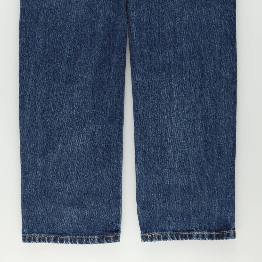 Levi's 505 tapered denim pants for men, size W34 cotton blue type Vintage Second Hand