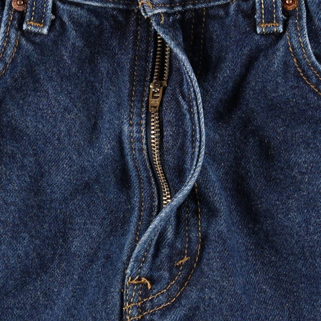 Levi's 505 tapered denim pants for men, size W33 cotton blue type Vintage Second Hand